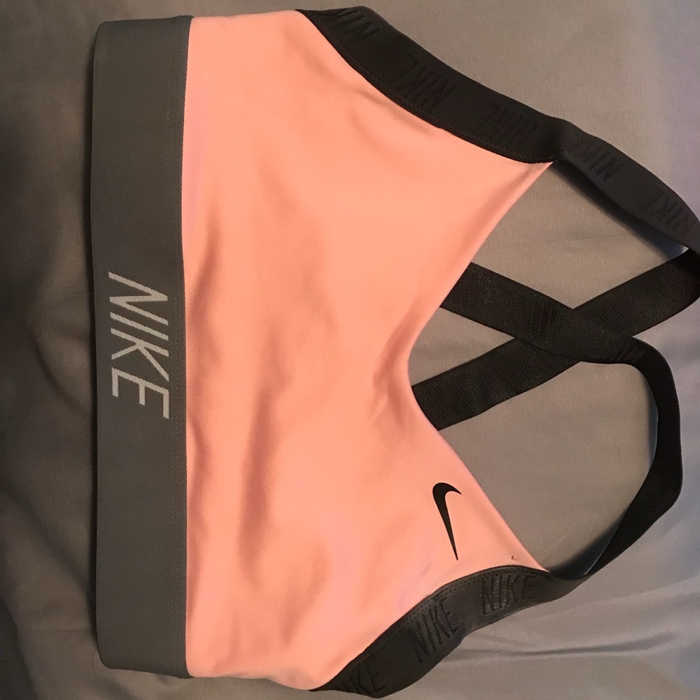 Nike pink sports bra